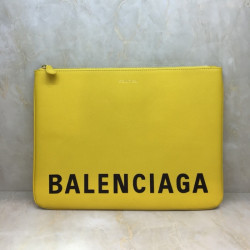 Balenciaga 2020 Villle Clutch Bag,34CM - 발렌시아가 2020 빌 남여공용 클러치백, BGB0452, 34cm,옐로우