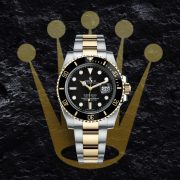 14위 (실사영상) Rolex 로렉스 베스트 추천아이템 1:1 제작  서브마리너 흑판 흑콤 콤비 세라믹 블랙 베젤 골드 콤비 울티메이트 에디션 콤비 블랙다이얼 rol0100 - Rolex NEW Submariner Date Ceramic Bezel 14K COMBI