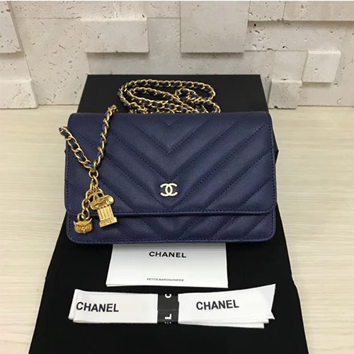 [CHANEL]샤넬 쉐브론 WOC A33814-8