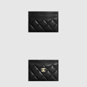 32위 CHANEL 샤넬 클래식 카드지갑 AP0213 (램스킨/캐비어) (금장/은장)