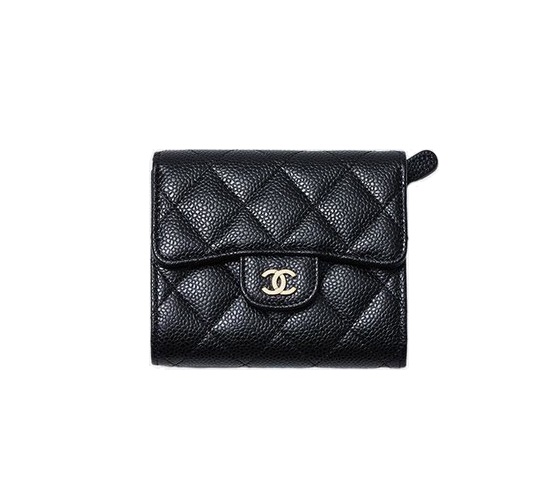 2위 CHANEL 샤넬 클래식 캐비어 반지갑 11CM AS87005