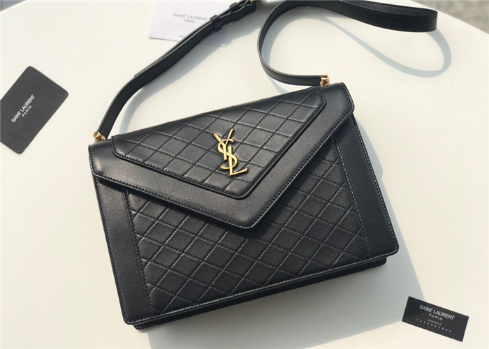 Saint Laurent  생로랑 가비 사첼 퀄팅 숄더백 Y668863