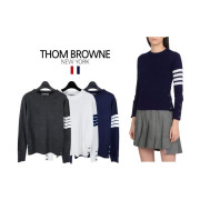 Thom Browne  톰브라운 여성 사선완장 라운드 니트