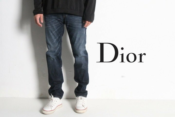 Dior 22ss가을신상 디올 로고패치  슬림진