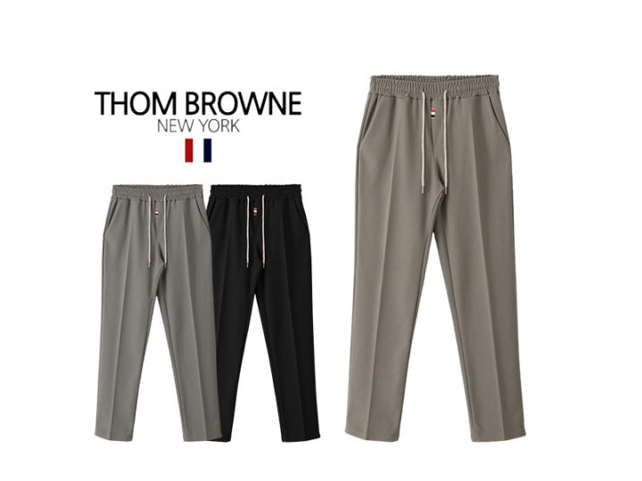 Thom Browne 톰브라운 포인트 텐션 밴딩 슬랙스바지