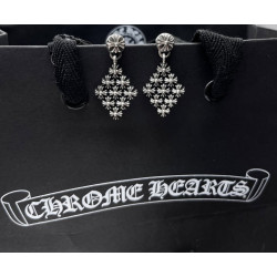 Chrome Hearts 크롬하츠 CH PLUS RHOMBUS X크로스 귀걸이 silver.925 [1:1제작] 남녀공용