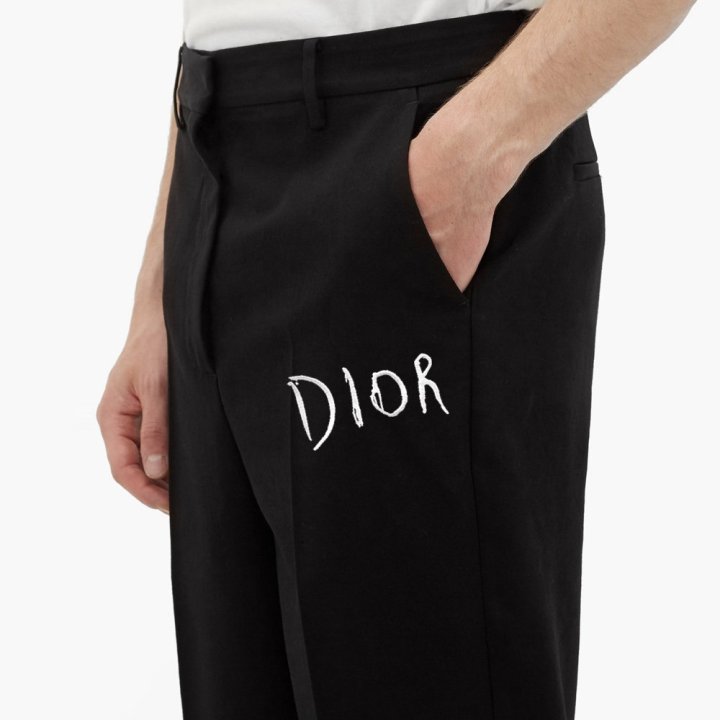 Dior 디올 & 레이몬드 페티본 자수 장식 팬츠