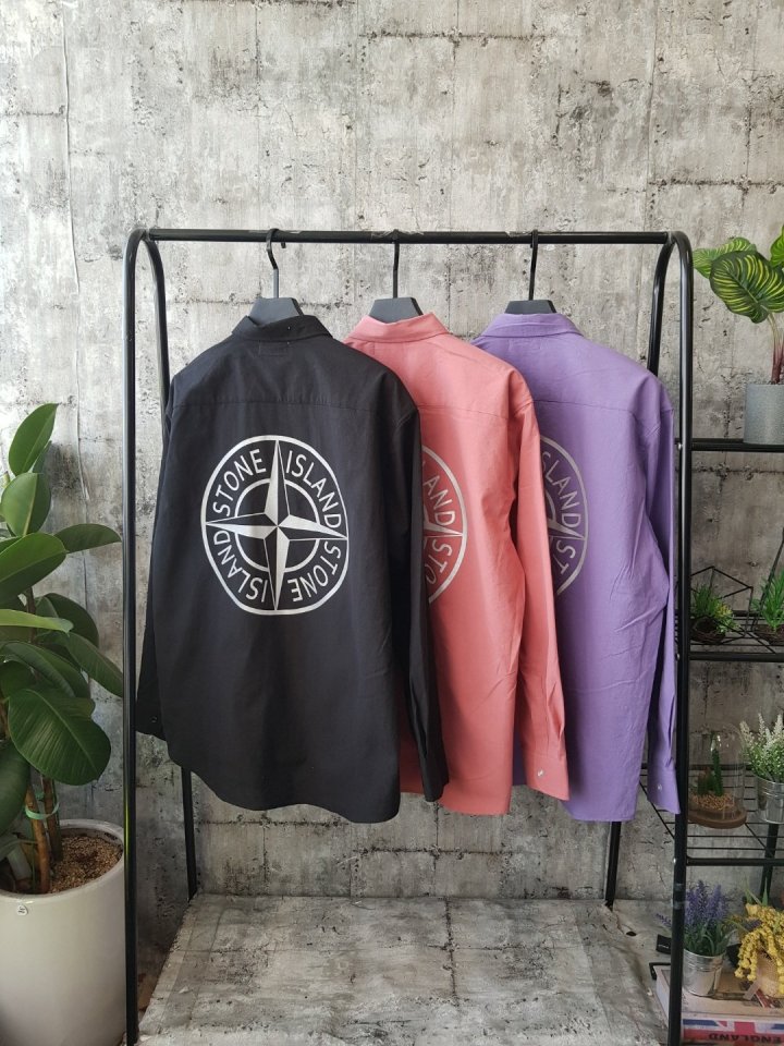 Stone Island 스톤아일랜드 컴퍼스 피그먼트 오버셔츠