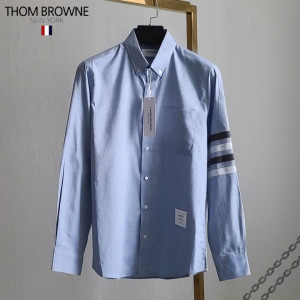 Thom Browne 톰브라운  배색 4바 옥스포드 셔츠