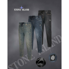 STONE ISLAND 스톤아일랜드 면원단 융 팬츠