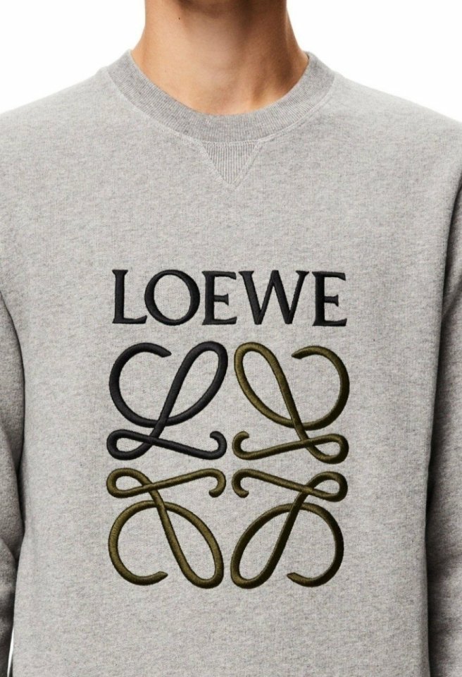 Loewe 로에베 애너그램 자수 스웻셔츠