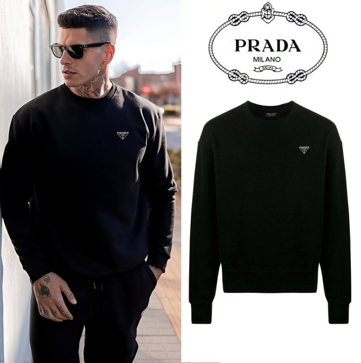 Prada 프라다 사피아노 커플 맨투맨