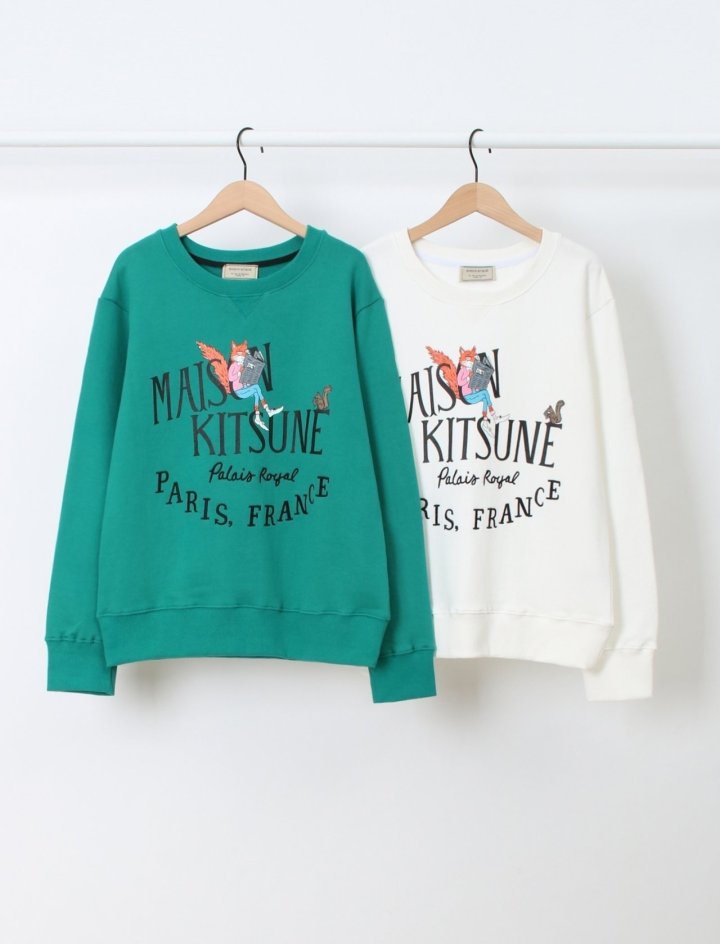 Maison Kitsune 메종키츠네 X 올림피아 르 탱 컬랙션 맨투맨