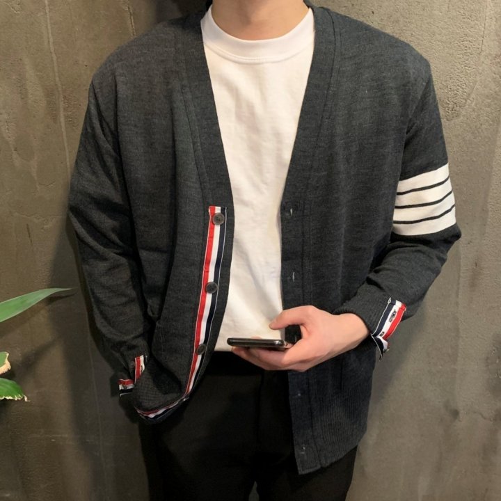 Thom Browne  톰브라운 사선완장 가디건