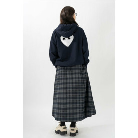 Comme des Garcons 꼼데가르송 백 화이트 하트 후드티