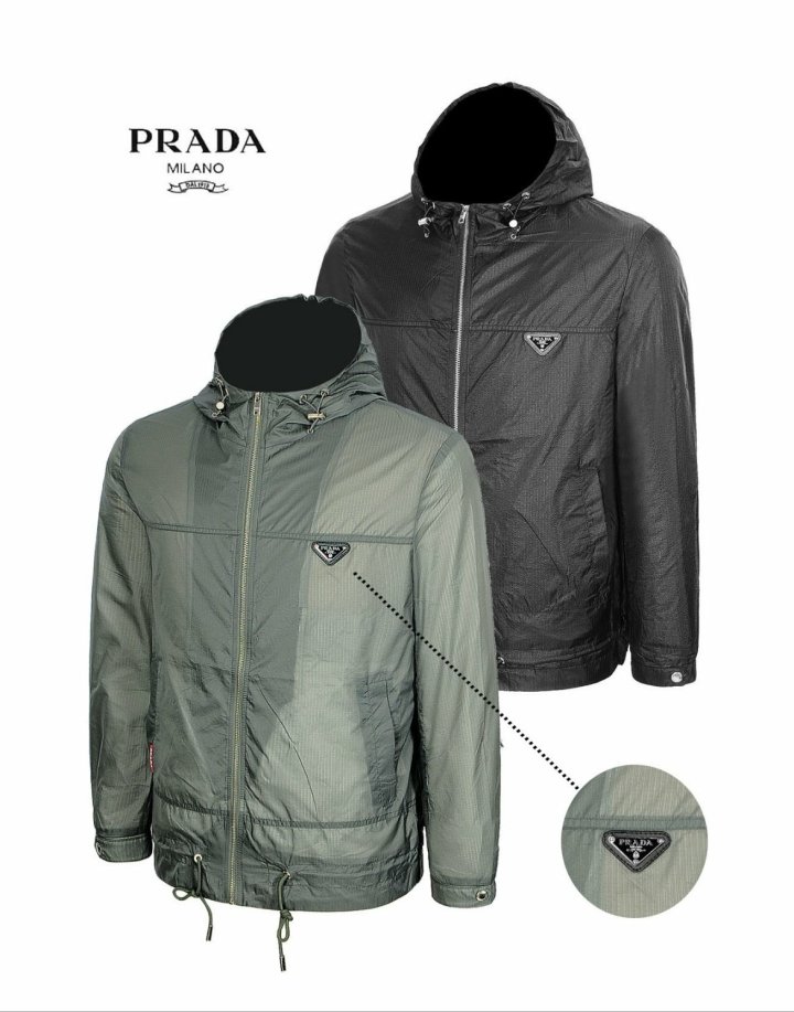 Prada 프라다  리나일론 윈드브레이커