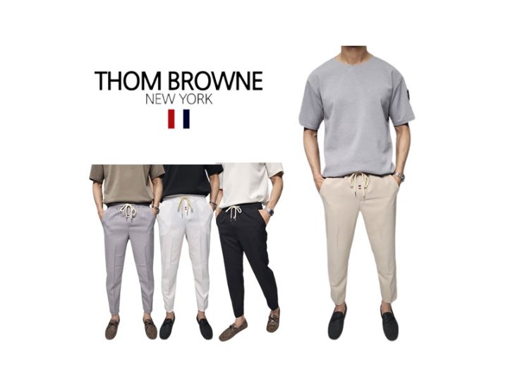 Thom Browne  톰브라운 스판 밴딩 슬랙스