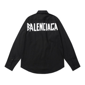 BALENCIAGA 발렌시아가 테잎 백로고 셔츠