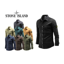 Stone Island 스톤아일랜드 코듀로이 셔츠 (세미루즈핏)