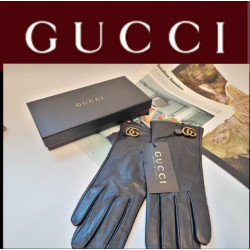 GUCCI 구찌 마몬트 여성 래더 장갑