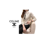 CELINE 셀린느 베이직 패턴 니트 집업