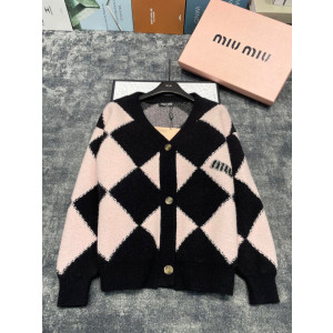 Miumiu 미우미우 2023 아가일 루즈핏 knit