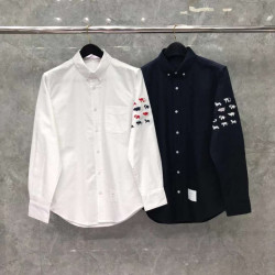 Thom Browne 톰브라운  애니멀 아이콘 자수 셔츠