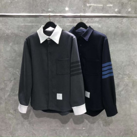 Thom Browne 톰브라운 배색 사선완장 셔츠