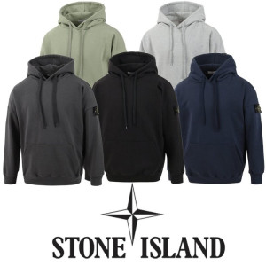 Stone Island 스톤아일랜드  헤비쭈리  오바핏 와펜 후드