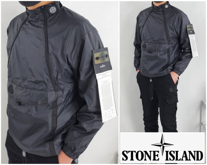 Stone Island 스톤아일랜드 고스트피스 투웨이 지퍼 아노락