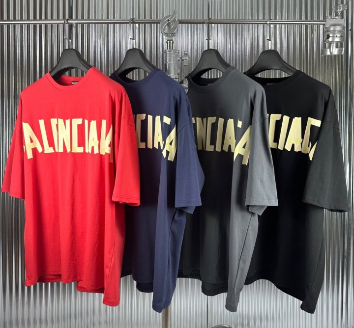 BALENCIAGA 발렌시아가 테이프 반팔