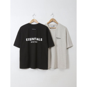 Essentials 에센셜 로고 루즈핏 반팔 　