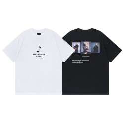 BALENCIAGA 발렌시아가 뮤직 로고 반팔