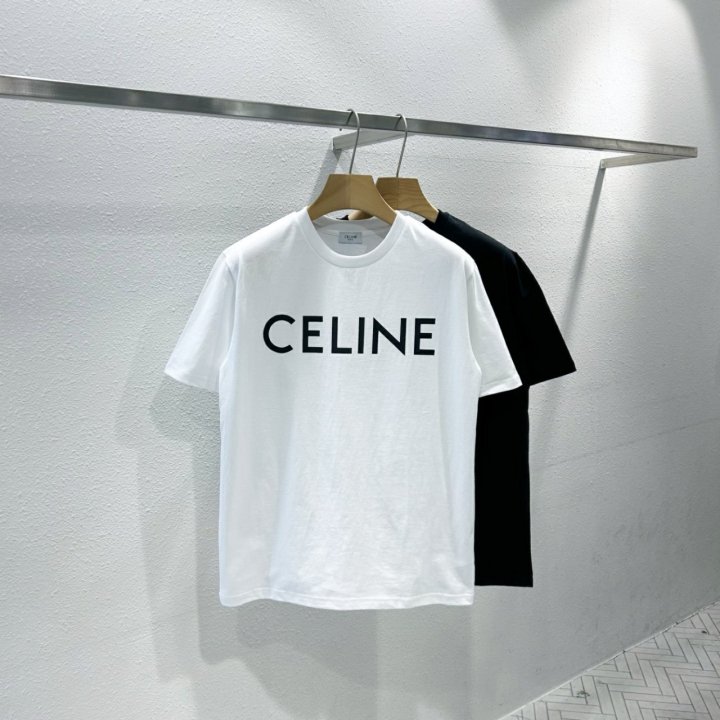 CELINE 셀린느 로고 루즈 반팔