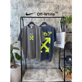 Off-White  오프화이트X나이키  LOGO 피그먼트티