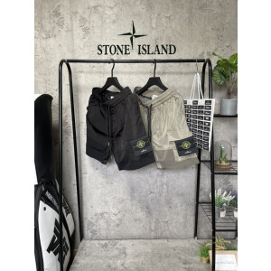 Stone Island 스톤아일랜드 뒤포인트 메탈릭 카고 반바지