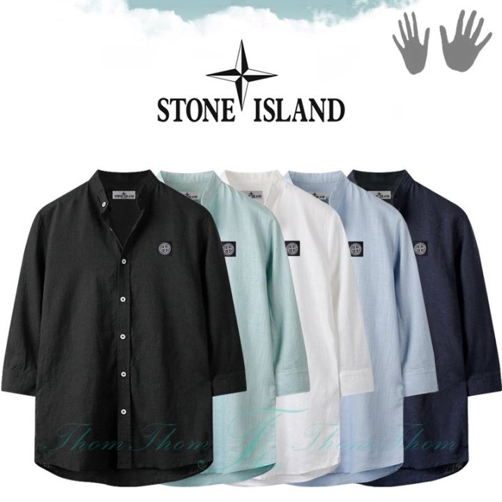 Stone Island 스톤아일랜드 차이나 7부 셔츠