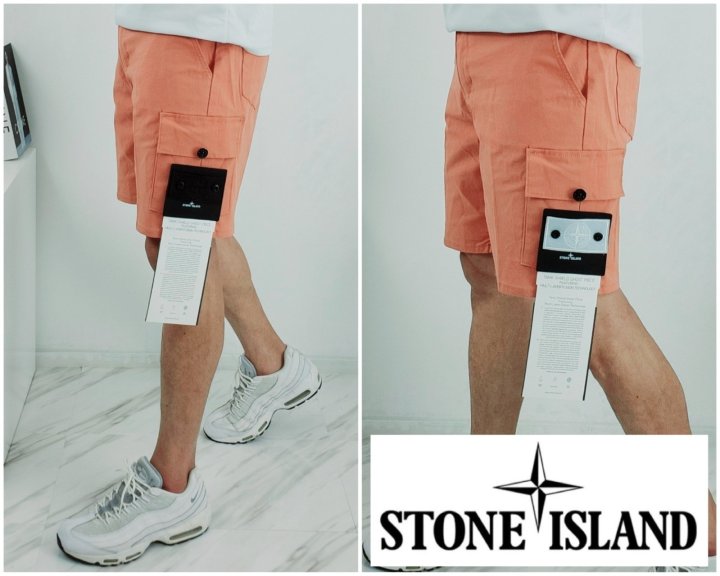 Stone Island 스톤아일랜드 오리지널 린넨 스판 숏팬츠