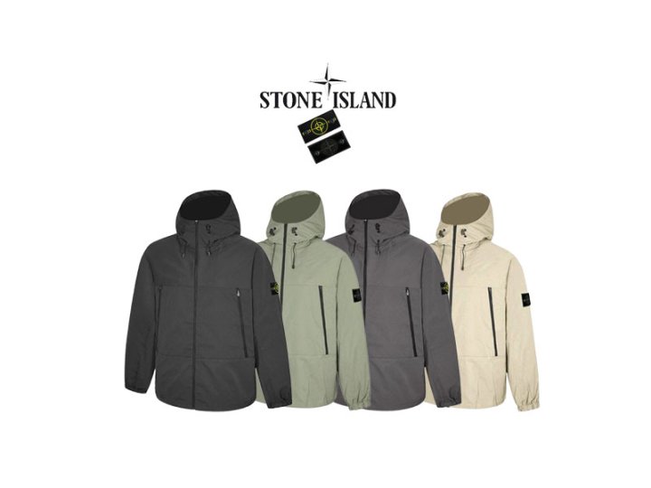 Stone Island 스톤아일랜드 패치 후드 바람막이 자켓