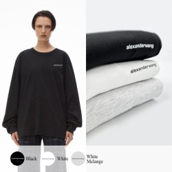 Alexander Wang 알렉산더왕 로고 오버핏 티셔츠