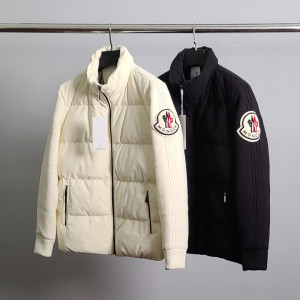 ●12월 판매 12위● MONCLER 몽클레어 덕다운 빅와펜 코듀로이 니트 패딩 자켓