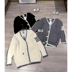 THOM BROWNE 톰브라운  백로고 가디건