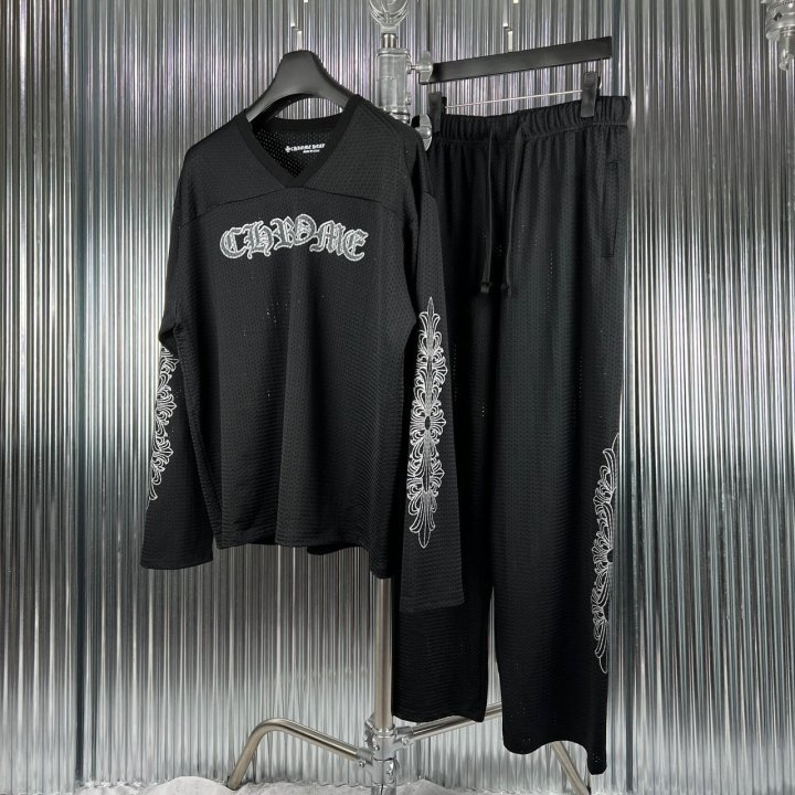 CHROME HEARTS 크롬하츠 메쉬 긴팔+긴바지 세트