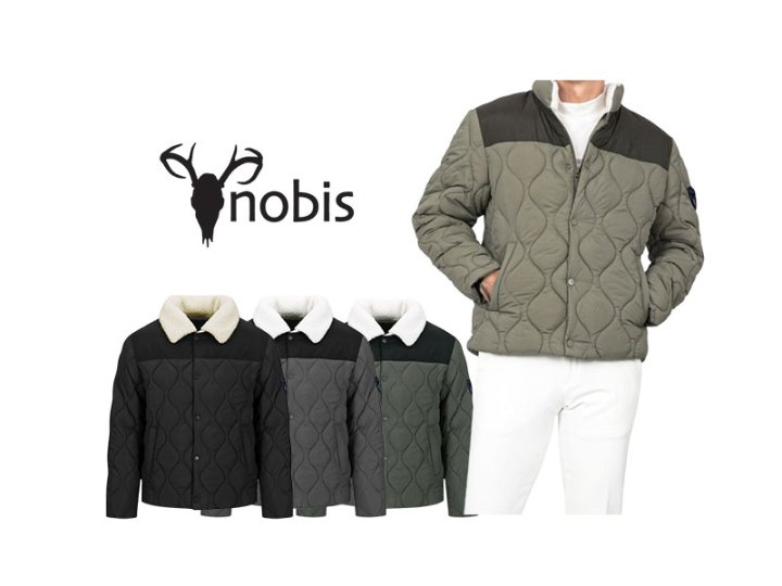 NOBIS 노비스 퀄팅 양털 패딩 자켓