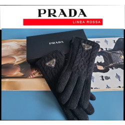 PRADA 프라다 여성 램스울 니트장갑 (2컬러)