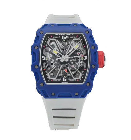 RICHARD MILLE 리차드밀 라파엘 나달 블루 화이트 러버밴드 RM35-01