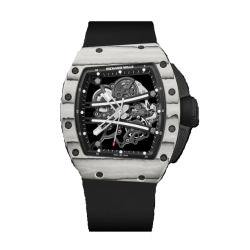 RICHARD MILLE 리차드밀 요한블레이크 화이트 블랙 러버밴드 NTPT RM6101