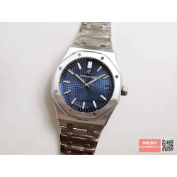 AUDEMARS PIGUET  오데마피게 로얄오크 스틸 블루다이얼 15500