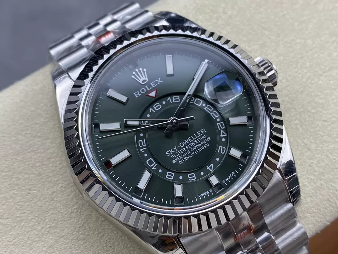 ROLEX 로렉스 스카이드웰러 녹판 336934