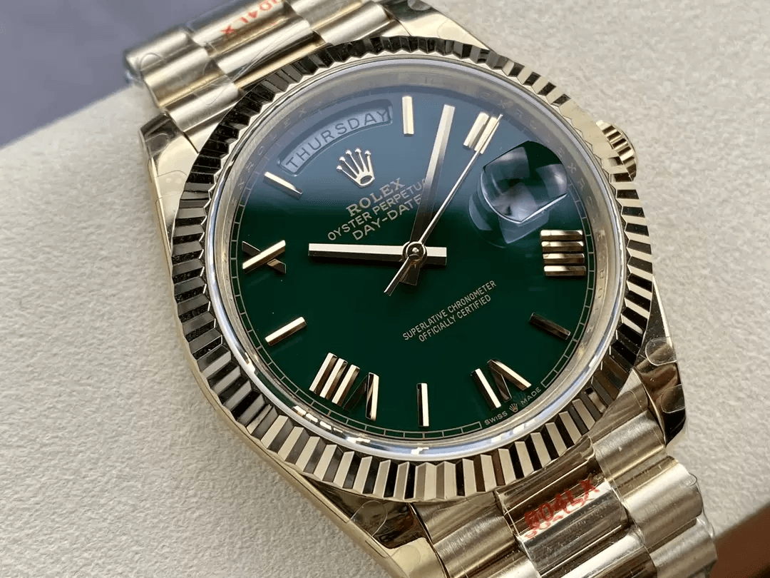 ROLEX 로렉스 데이데이트 녹판 금통 40mm 228238